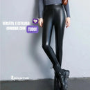 Calça de Couro Aveludada Ébano Luxe® + Brinde Exclusivo