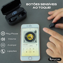 Fone de Ouvido Bluetooth TWS M10 + Power Bank 2000 mAh – Som Estéreo com Bateria Compacta