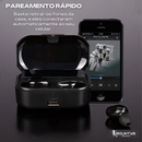 Fone de Ouvido Bluetooth TWS M10 + Power Bank 2000 mAh – Som Estéreo com Bateria Compacta