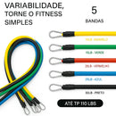 Kit 11 Peças Elásticos FitMode® Sua Academia em Casa + (BRINDES GRÁTIS)