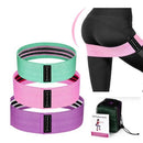 Kit 3 Faixas de Exercício FitMode® – Elásticos de Resistência com 3 Níveis para Fortalecer Pernas, Glúteos e Alívio de Dores | Ideal para 40+