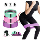 Kit 3 Faixas de Exercício FitMode® – Elásticos de Resistência com 3 Níveis para Fortalecer Pernas, Glúteos e Alívio de Dores | Ideal para 40+