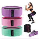 Kit 3 Faixas de Exercício FitMode® – Elásticos de Resistência com 3 Níveis para Fortalecer Pernas, Glúteos e Alívio de Dores | Ideal para 40+