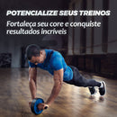 Kit Funcional FitMode® – Roda Abdominal, Barra de Flexão e Corda de Pular para Fortalecimento e Queima Calórica em Casa 40+