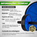 Kit Funcional FitMode® – Roda Abdominal, Barra de Flexão e Corda de Pular para Fortalecimento e Queima Calórica em Casa 40+