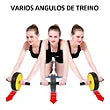 Roda Abdominal FitMode® – Fortaleça o Core e Proteja sua Coluna | Treino Seguro e Eficiente em Casa para 40+