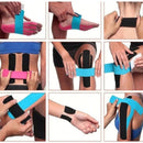 Fita Kinesio Tape FitMode® – Bandagem Elástica 5cm x 5m para Alívio de Dores, Suporte Muscular e Fisioterapia 40+